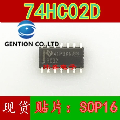 

20 шт. 74HC02 74HC02D SN74HC02D SOP14 логический чип в наличии 100% новый и оригинальный