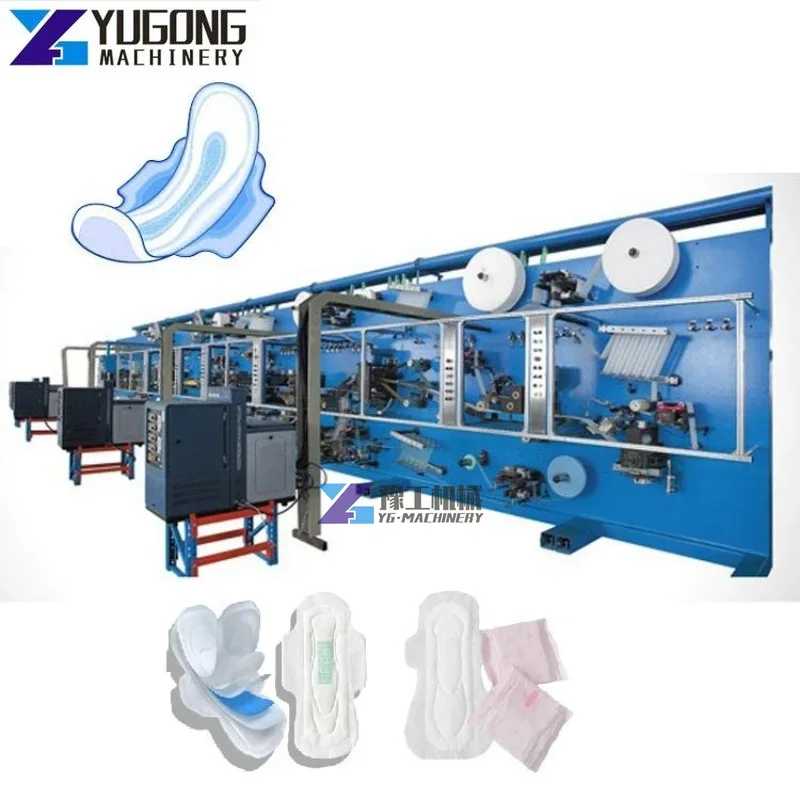 Automatic Sanitary Pad Production Machine Making Sanitary Napkin and Feminine Napkin Packing Machine