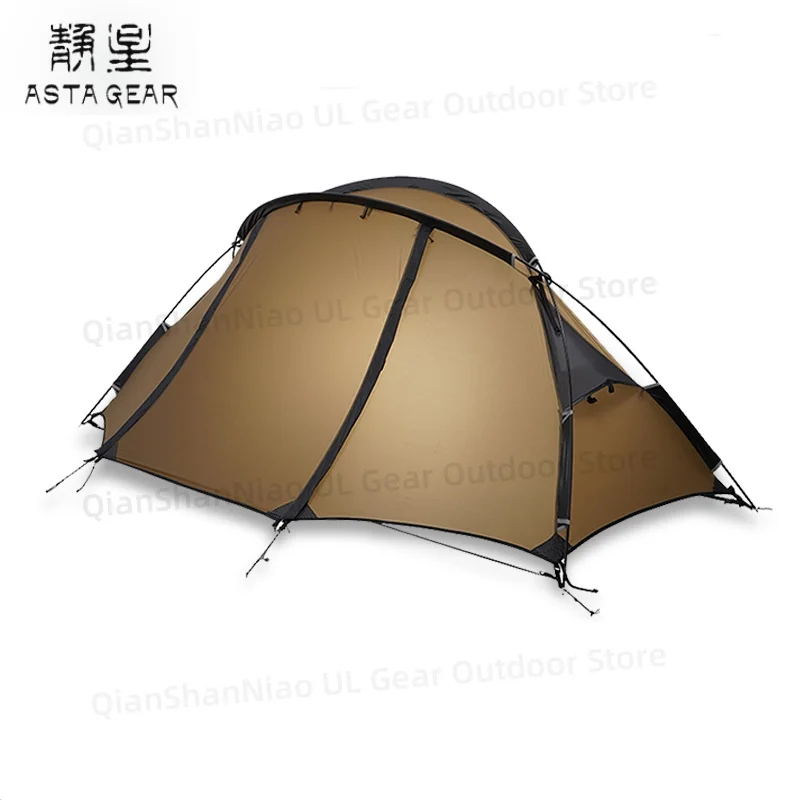 Asta Gear Cresent 1 Outdoor Camping Tent Ultralight 20D Nylon Silicon Coated Tent Hiking Mountaineering Windproof Rainproof Tent