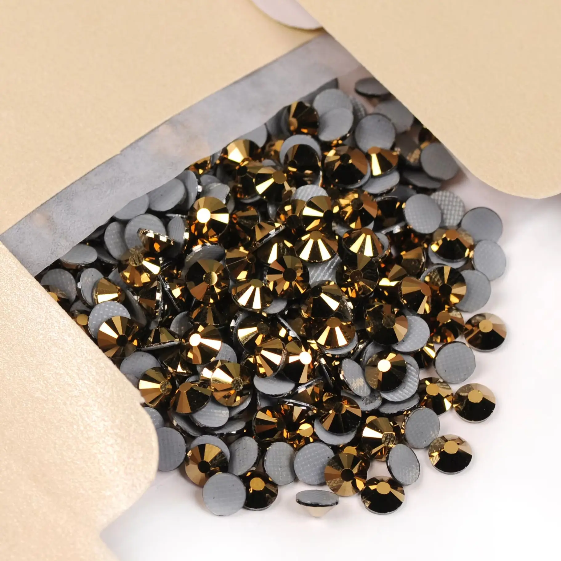 Aurum 2058HF Hotfix Strasssteine Kristalle Flache Rückseite Strass Zum Aufbügeln DIY Kleidungsstück Design Alle Größen Verfügbar – Detail 7