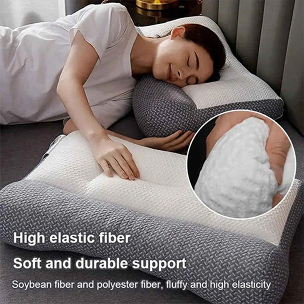 

Super Ergonomic Pillow Anti-Traction Soy Fiber Pillow Soft Comfortable Neck Pillow