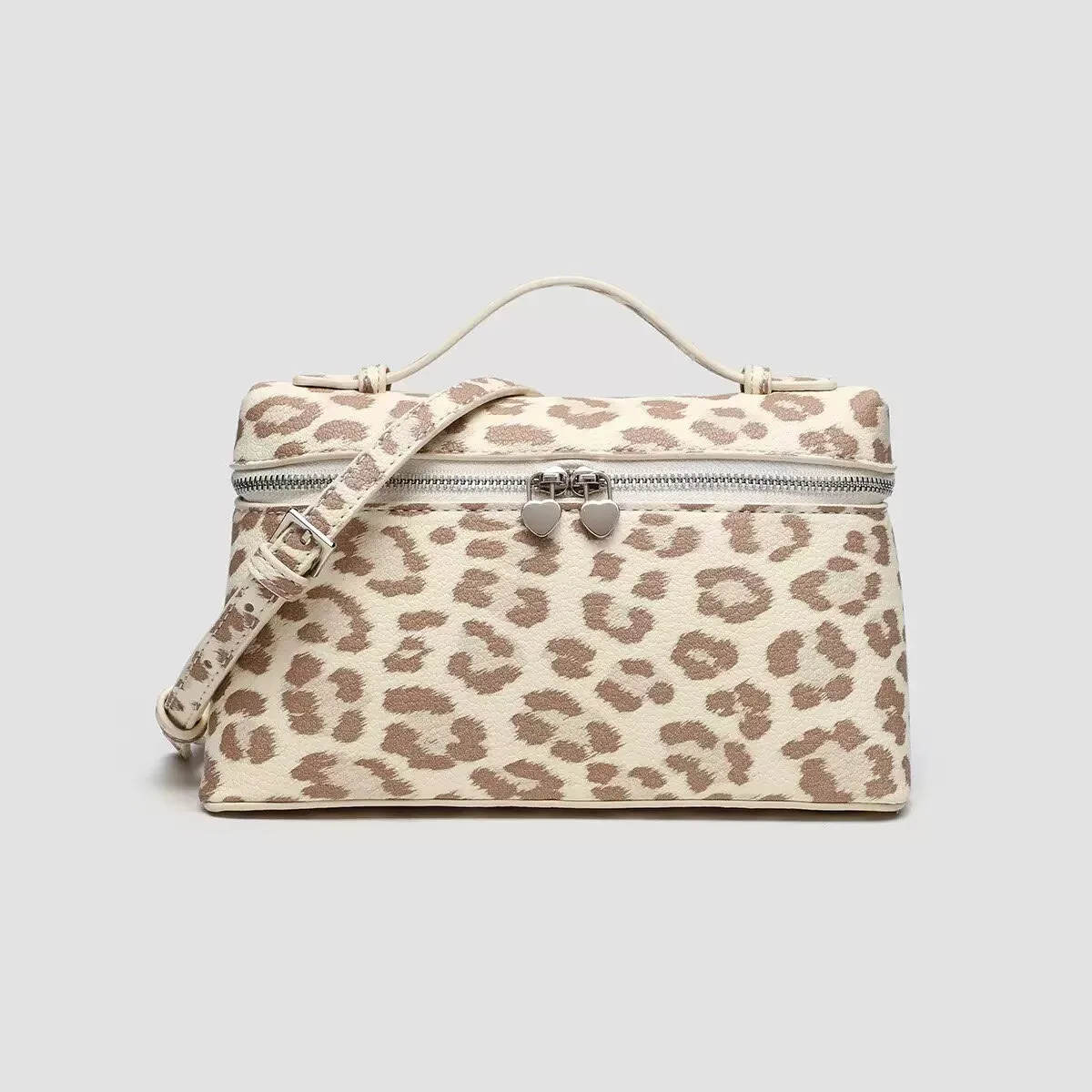 New Fashionable High-end Leopard Print Boston Bags Showing Luxury Women's Single Shoulder Bag Elegant lady Handbags bolso mujer - view 2