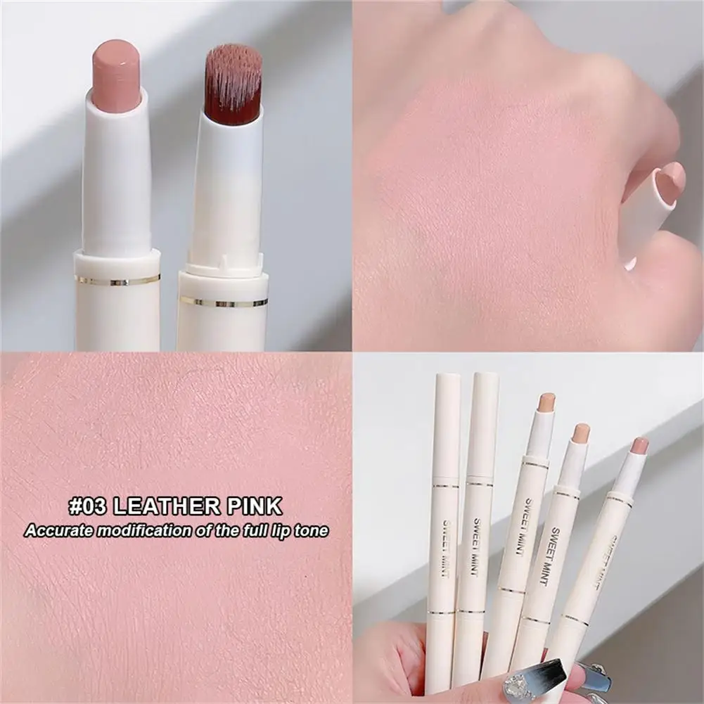 InjSoft-Stylo correcteur avec pinceau, crème de couverture, correcteur, hydratant, contour, acné, maquillage, anciers, noir, visage, visage, peau de vache, S6P9