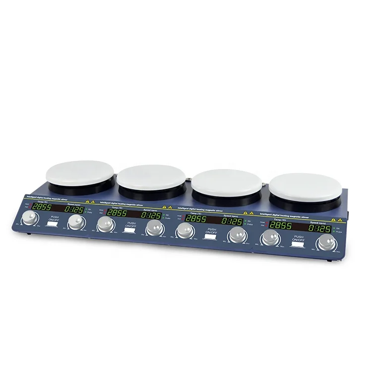 CHINCAN TP-4 Hot Plate Magnetic Stirrer machine with 4 heads stirrers with independent control