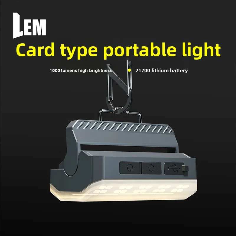 Lámpara Colgante para Camping, Larga Duración de Batería, Luz de Emergencia para Cortes de Energía en el Hogar, Uso en Exteriores