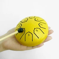 Mini Steel Tongue Drum 4 Inch 8 Notes Rain Drum for OutsideSteel Tongue Drum Rain Chime Musical Instruments for Adults Kids 5