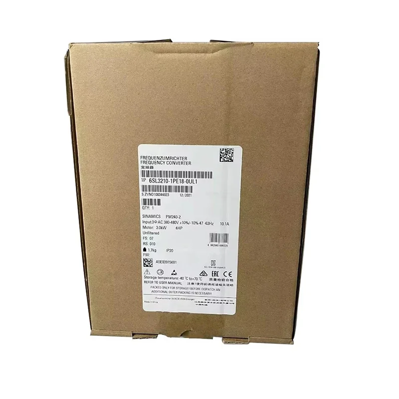 New Brand New Original 6SL3 210-1PE18-0UL1 6SL3210-1PE18-0UL1 Frequency Converter Programmable Controller