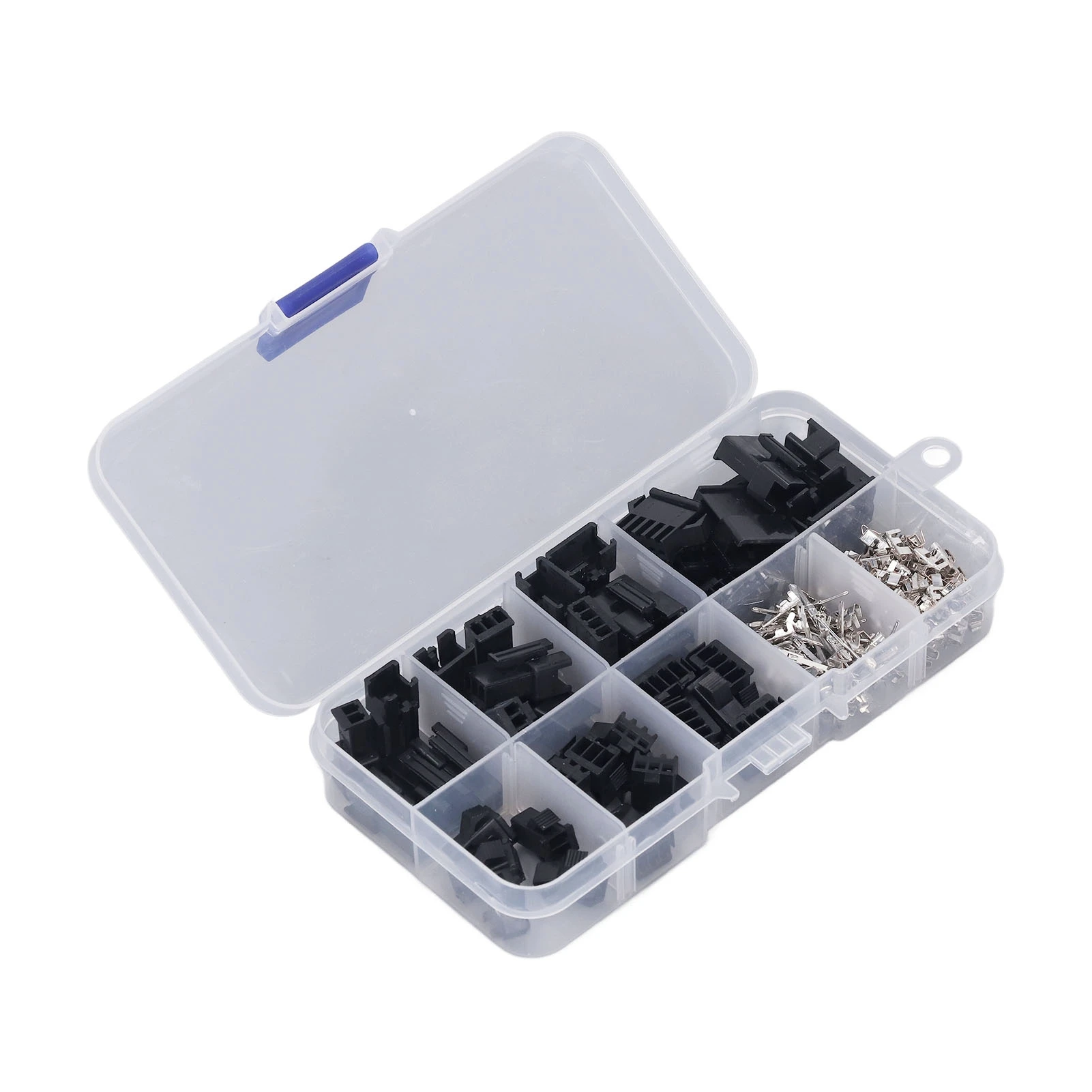 200Pcs Terminal Cable Plug SM 2.54mm Male Female Housing Pin Header Crimp Terminals Connector Assortment Kit