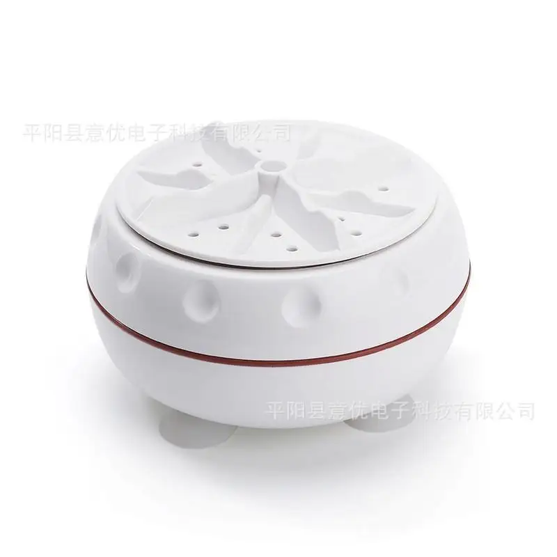 1 Piece Travel Home Business Trip USB Rotating Turbine Portable Mini Washing Machine For Socks Underwear Wash Dishes view 5