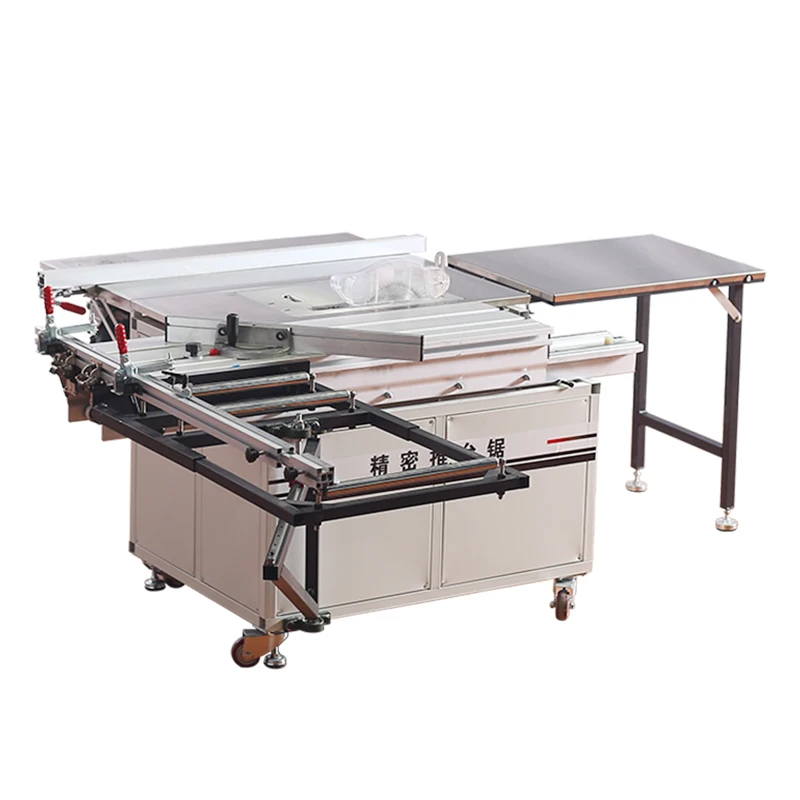 Small Swing Arm Dust-free Folding Precision Sliding Table Saw for Wood Panel Cutting Woodworking Machine