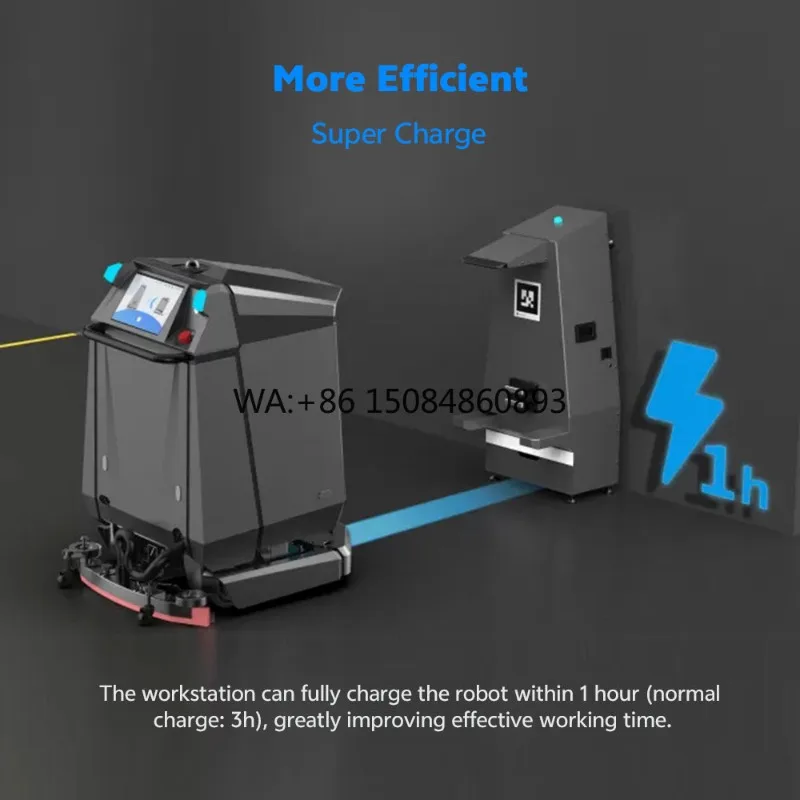 Leaf SweeperAI Powered Navigation System Floor Cleaning For Industrial And