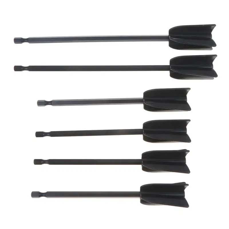 Paint Mixing Rod 6/4pcs Plastic Epoxy Mixing Stick Drill Paint Stirring Rod For Resin Latex Oil Paint Multifunction Putty Mixer
