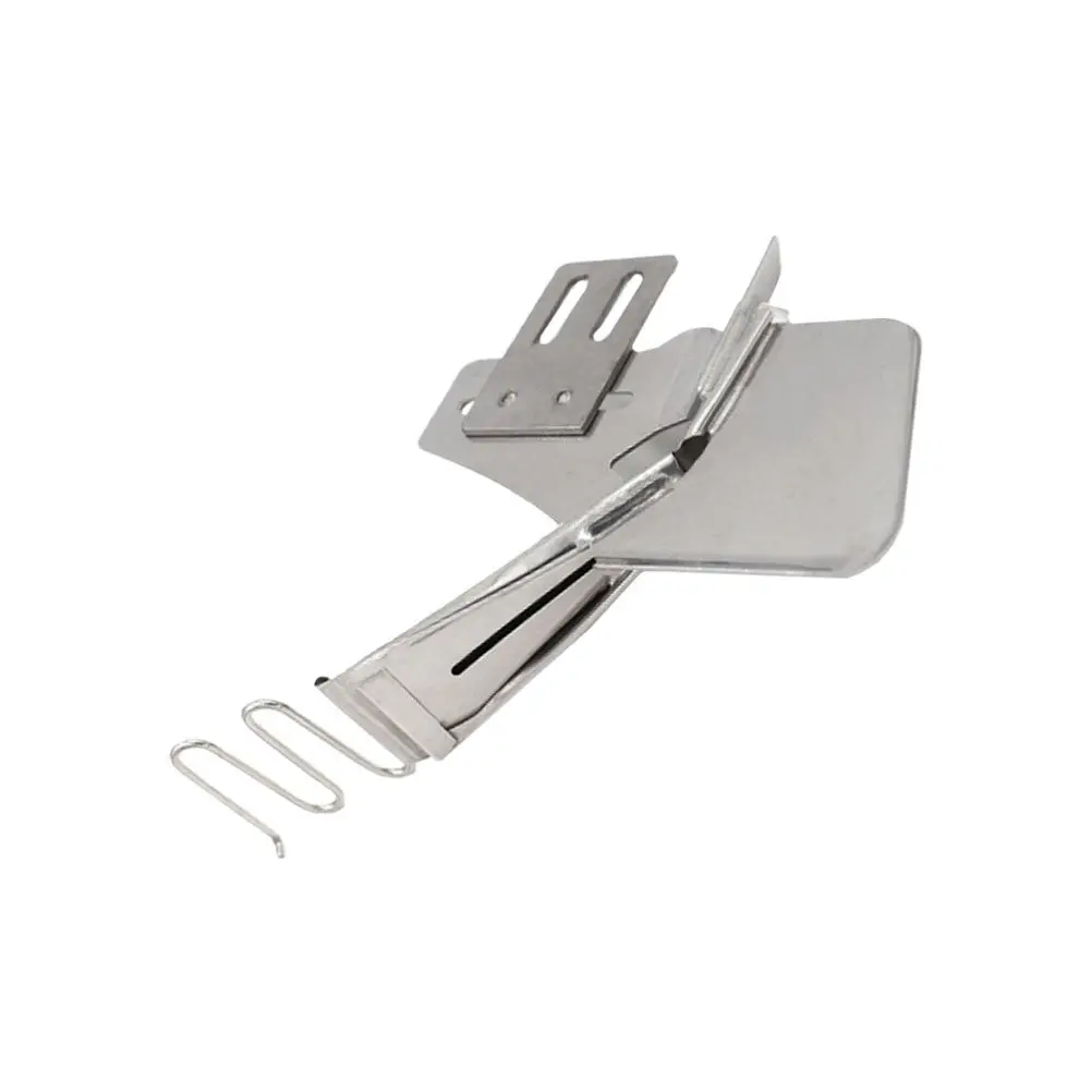 Double Fold Angle Binder Sewing Machine Binder Flat Seam Folder Binding Attachment Replacement Sewing Part Flat Seam Folder