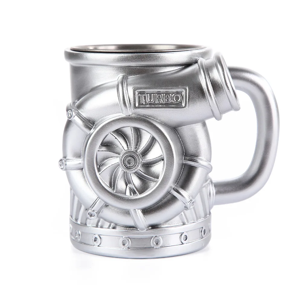 HYS new turbocharger mug resin handicraft ornament niche high-end mechanical wind creative decoration 4