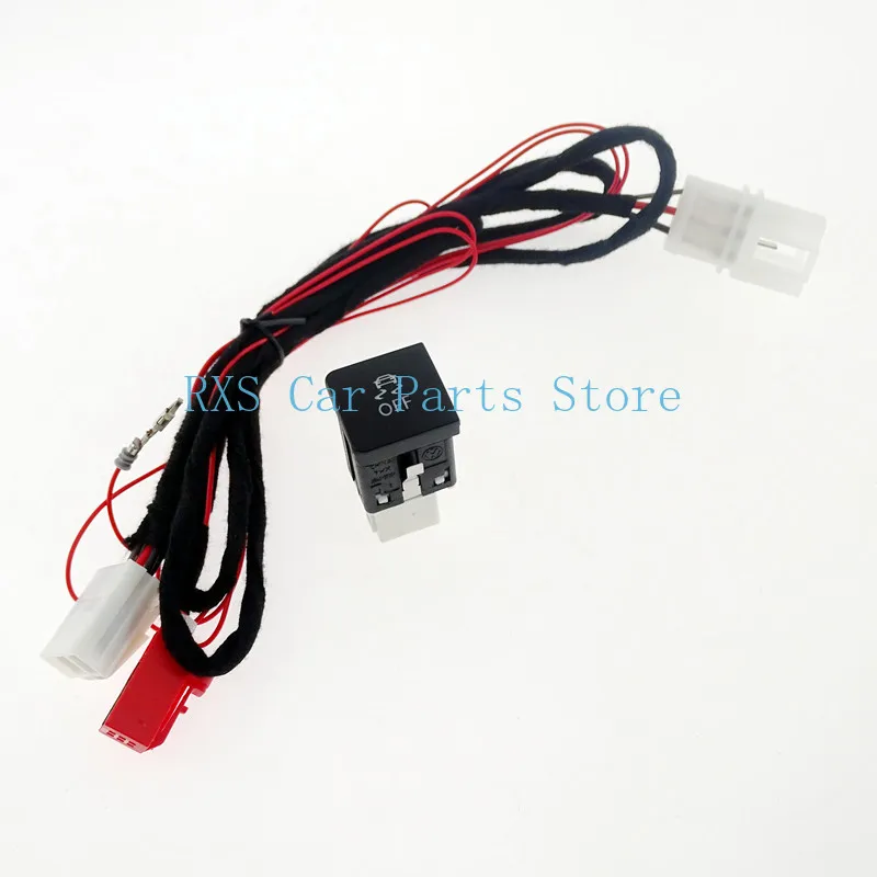 

1KD927117 ESP OFF Traction System Anti Skid Switch & Cable Wire for Golf MK6 Jetta 5 MK5 6 MK6 Caddy Scirocco 1KD 927 117