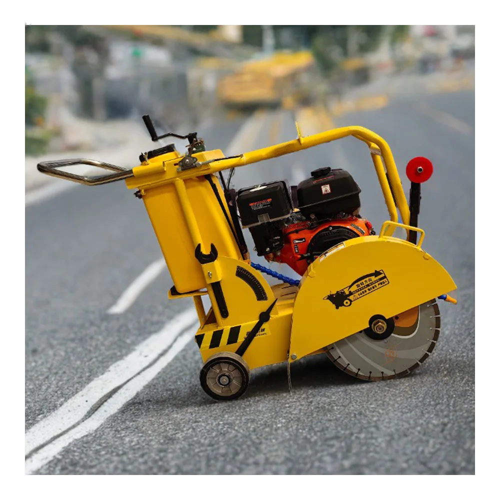 Handheld Engine 11-14HP Concrete Wall Saw Groove Cutting Machine with Low Maintenance Cost and 45L Water Tank