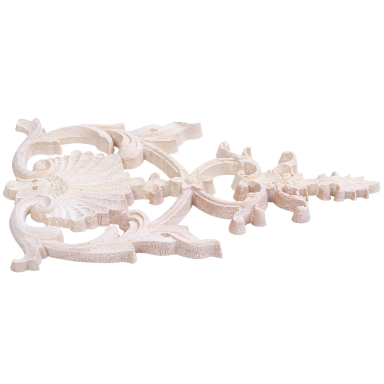 Borracha madeira esculpida Applique, Mobiliário Vintage, 1X