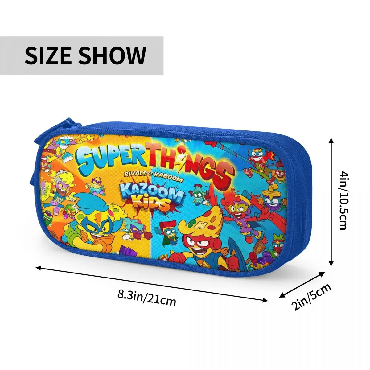 سوبر زينغز هيروز ضد الأشرار مقلمة متعة حامل قلم كرتوني حقائب طالب سعة كبيرة الطلاب مدرسة هدية قلم رصاص الحقيبة #6