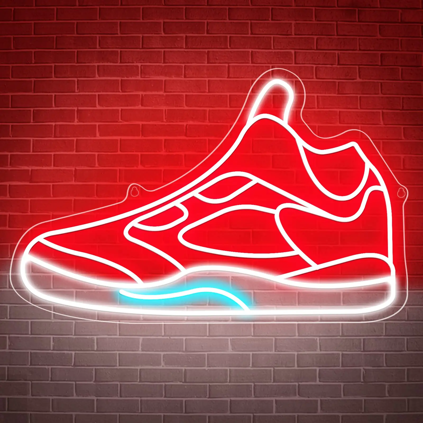 Sneakers Neon Sign for Wall Decor, Sports Shoe LED Night Lights Home LED Light up Signs for Birthday Party,Gift for Girls