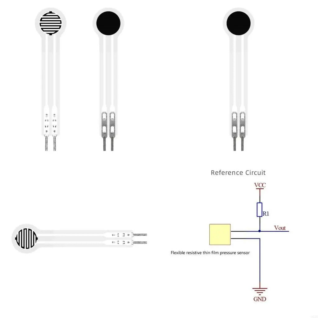 G92C Thin Film Pressure DF9-40 Force Sensitive Resistor Force for Detect and Measure A Relative Change in Force
