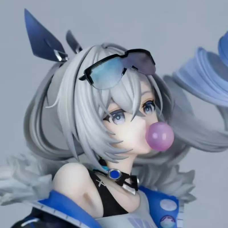 Honkai: Star Rail Figur Silver Wolf Anime Figur Blow Bubbles Silver Wolf Figur Modell Statue Puppe Sammlung Spiel Spielzeug Geschenke