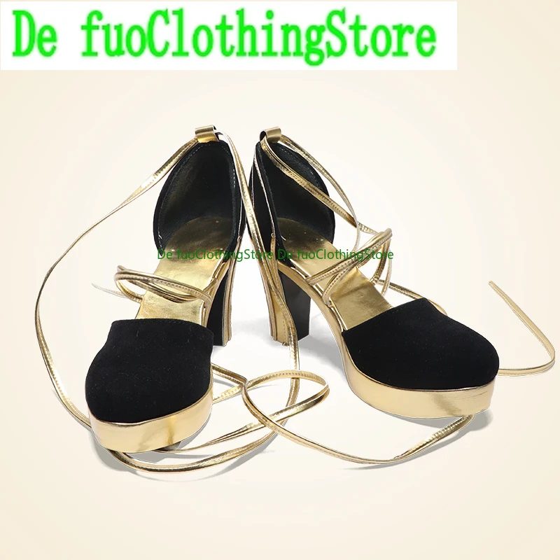 De FuoClothing Ark demain Perception sonore rythme Amiya COS chaussures talons hauts taille chaussures d'exposition Halloween Cosplay chaussures