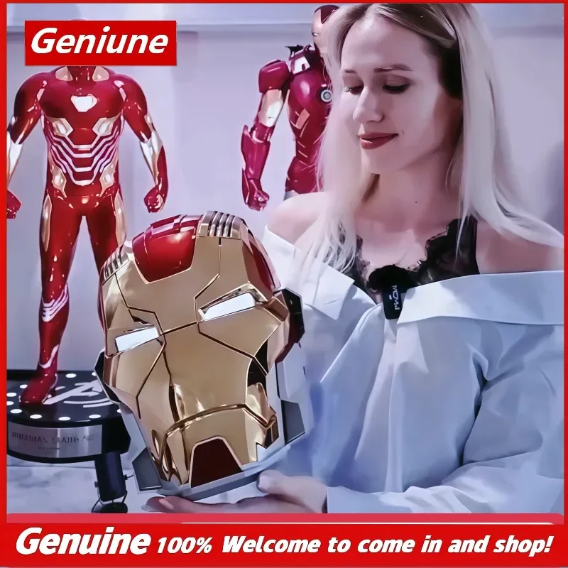 High Quality Iron Man Helmet Mk5 Mk7 Mk17 Mk50 Wearable Led Light Mask Cosplay Role Playing Collectible Gift For Adult - view 2