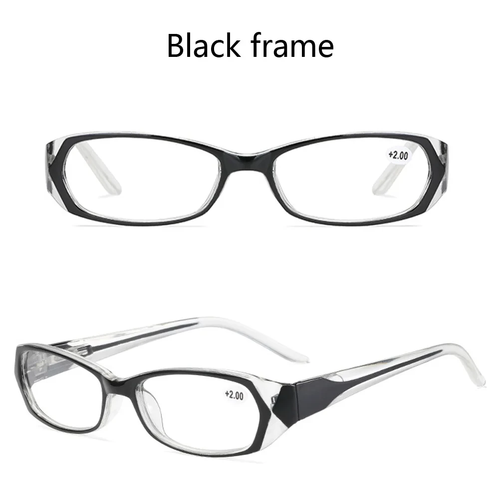 2024 Fashion Retro Anti-blue Reading Reading Glasses Ladies Reading Glasses Computer Prescription Glasses +100+400