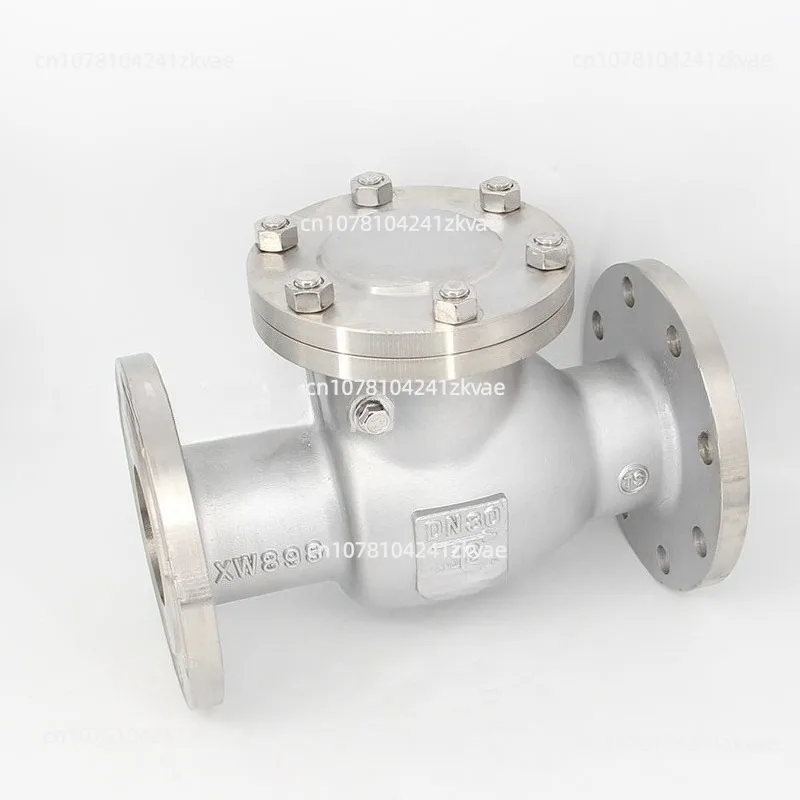 H44W-16P Stainless Steel Swing Check Valve, High Temperature Steam Heat Transfer Oil Check Valve