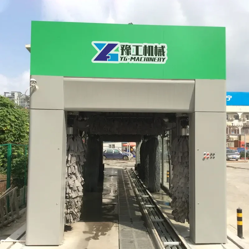 YUGONG 2023 Wholesale Customized Tunnel Type 5 Pcs Brush Washing Auto Car Wash Machine