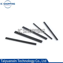 10PCS 2.54mm 1X40P Female Header Connector Single Row Straight 0.1