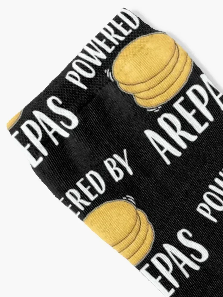 Venezuelan Colombian Food Powered By Arepas product Socks luxe gift cotton floor Socks For Man Women's