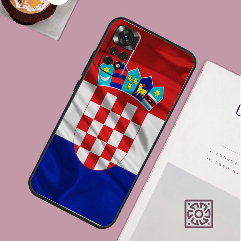 Croatia Coat Of Arms Flag Phone Case For Xiaomi Redmi Note 13 12 12S 12C 13C 10 10C 9 9C 10S 11S 11 Pro Soft Cover