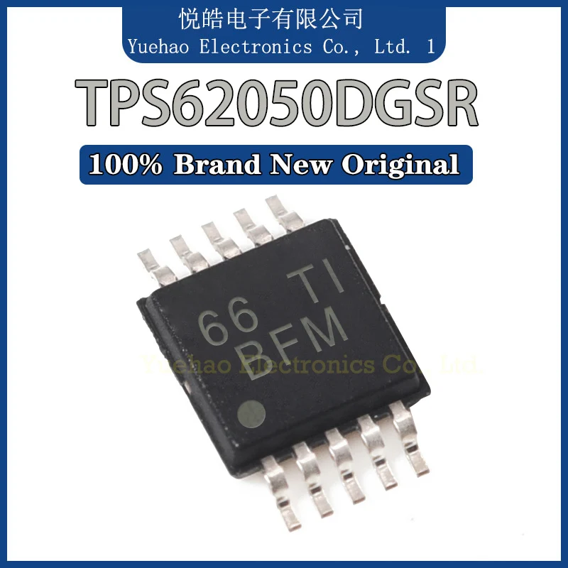 

10PCS TPS62050 TPS62050DGSR TPS62050D 62050 New Original MCU MSOP-10 IC
