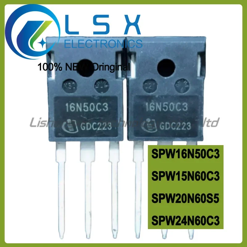 10Pcs 16N50C3 SPW16N50C3 15N60C3 SPW15N60C3 20N60S5 SPW20N60S5 SPW24N60C3 new and original