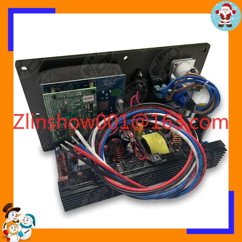 1000W 2 Way Amplifier Module Professional Metal Speaker Plate Class D DSP 20-20KHz AC 110-240V Universal Plug