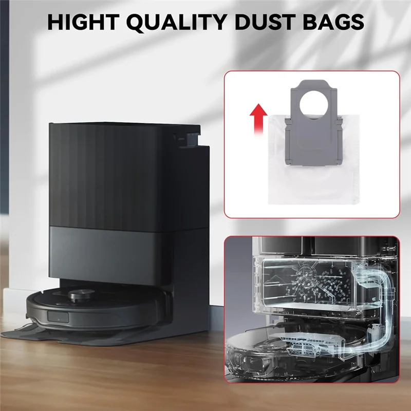 BAAO-23PCS Replacement Parts For Roborock Qrevo Master/V20/P10S Pro Vacuum Main Side Brush  Mop Cloths HEPA Filters Dust Bags