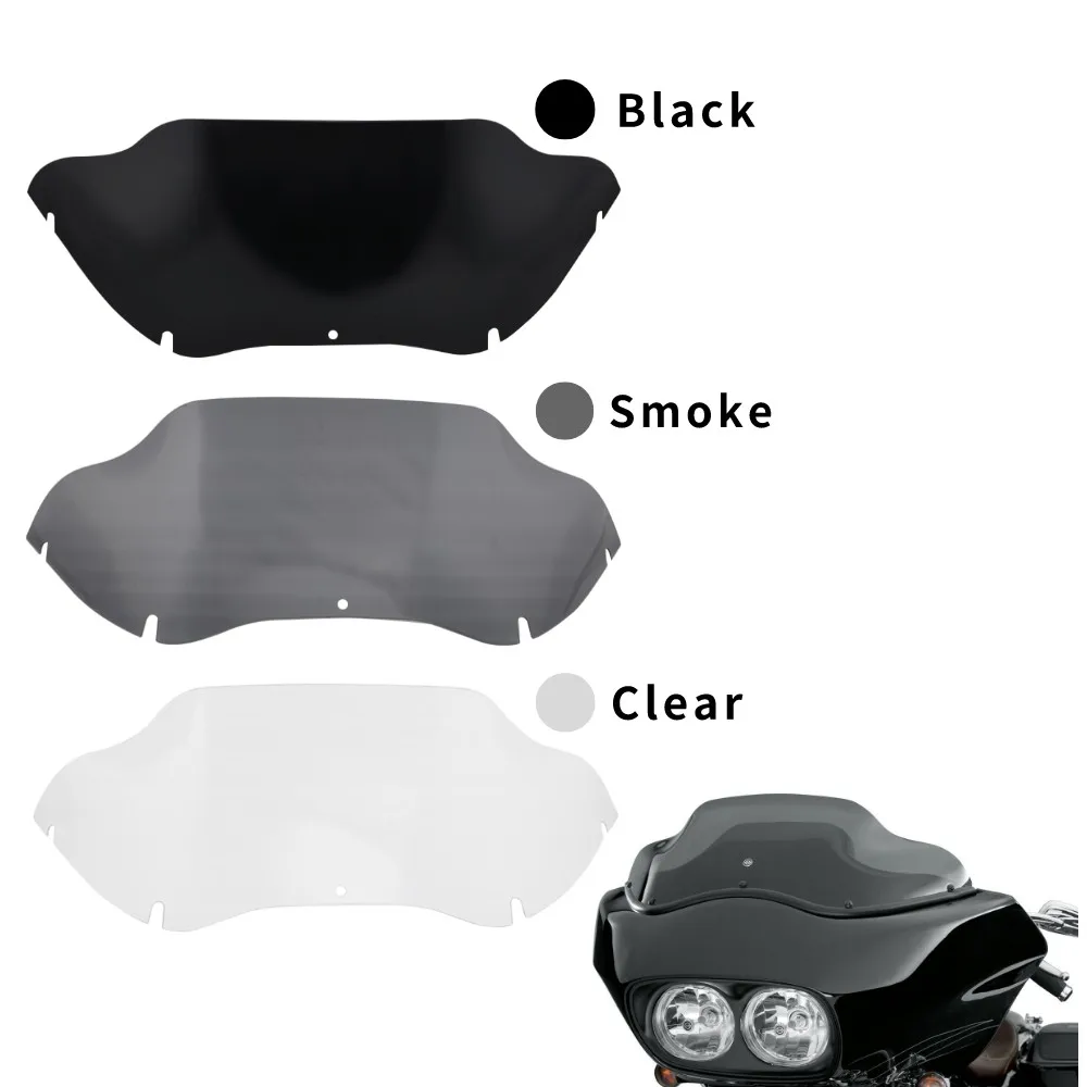 Motocyklowa owiewka przednia szyba przednia wysokiej jakości tworzywo ABS do Harley Touring 98-13 Road Glide FLTR FLTRX — zdjęcie 3
