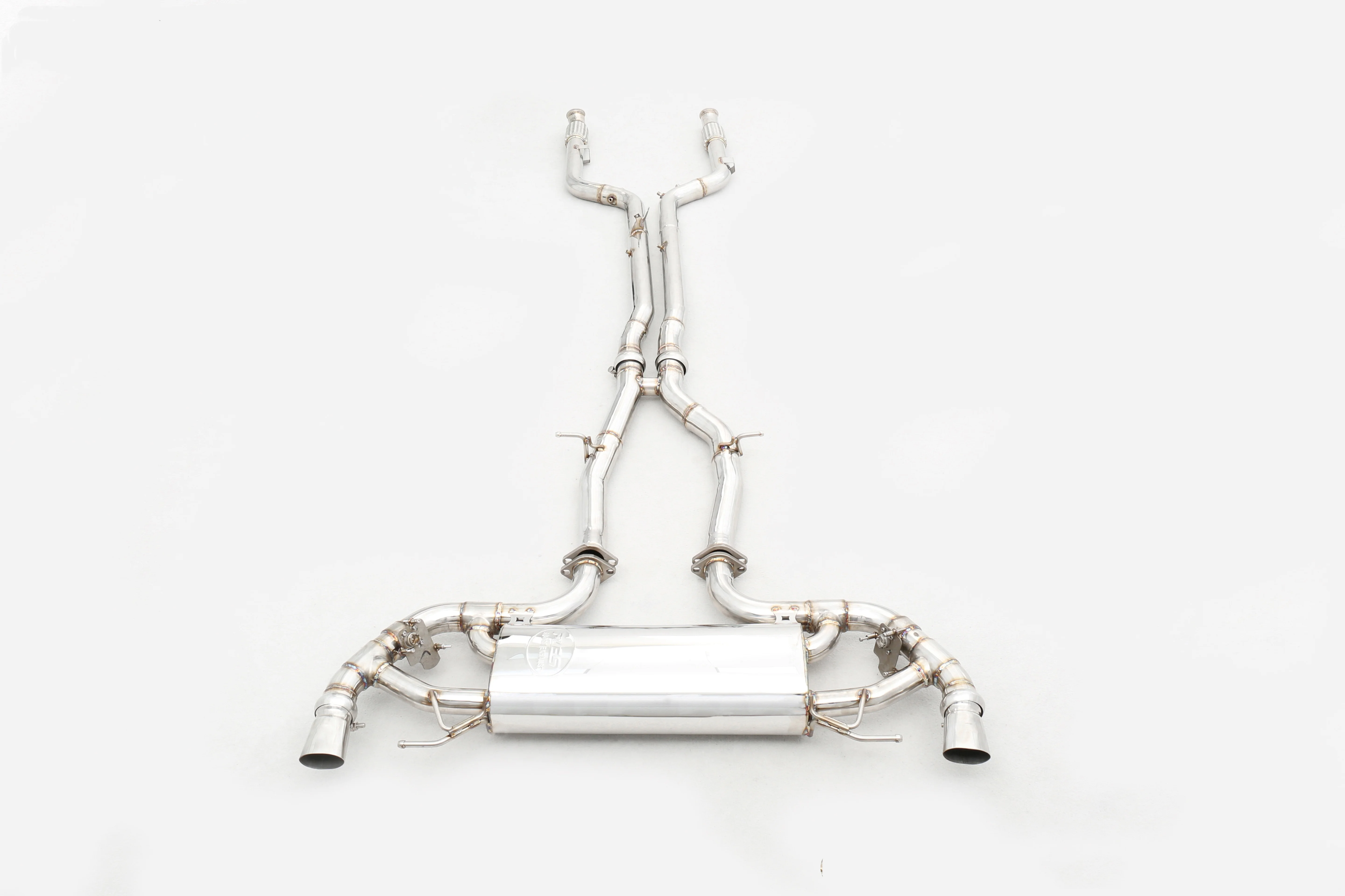 OEM Custom 304 Stainless Steel/Titanium Valved Exhaust System for  GLC43 X253/C253 3.0T M276 Exhaust Pipes
