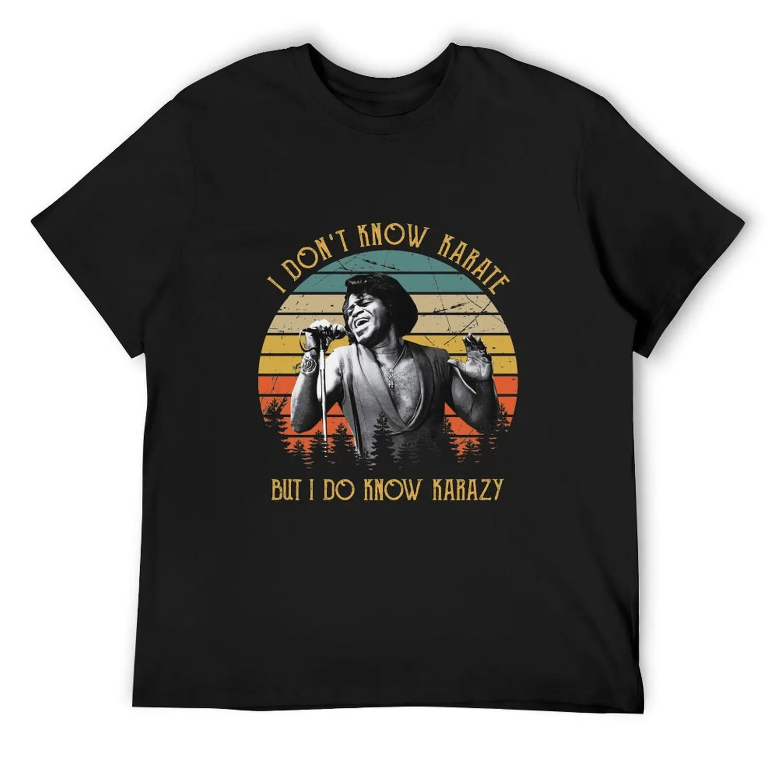 

Vintage I Don't Know Karate But I know Karazy T-Shirt anime clothes T-shirts oversize graphic t shirts men tshirt