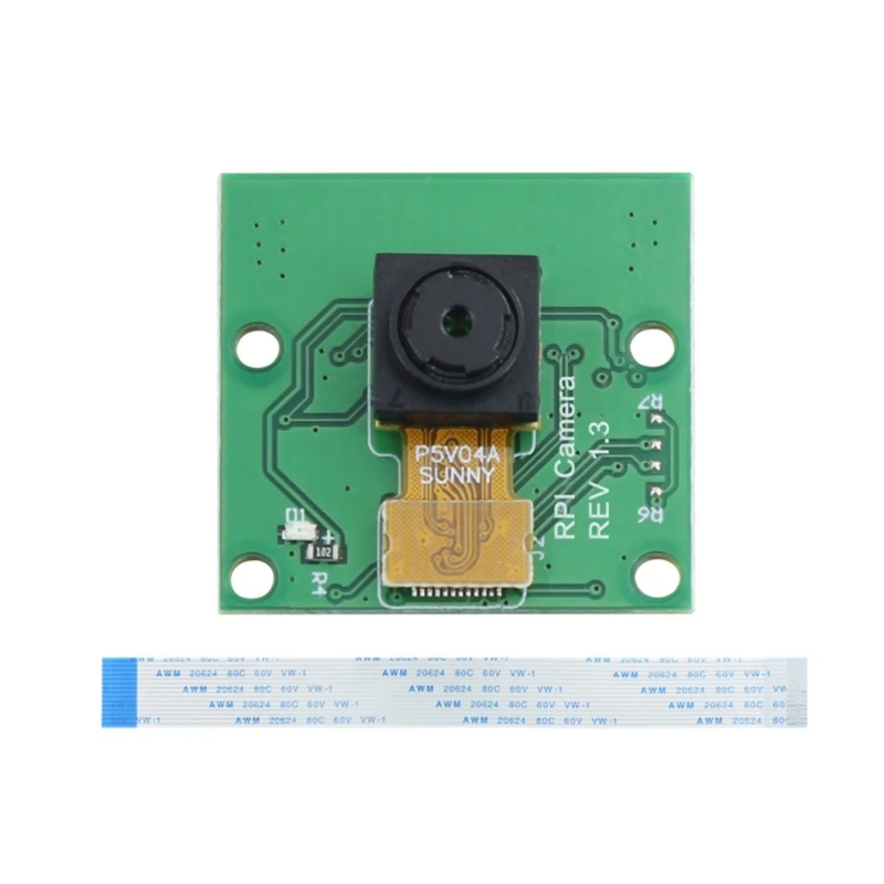 

High 5MP Camera Module 1080P Webcam Support OV5647 with Ribbon Cable Webcam Module for RPi 2/4/3B+