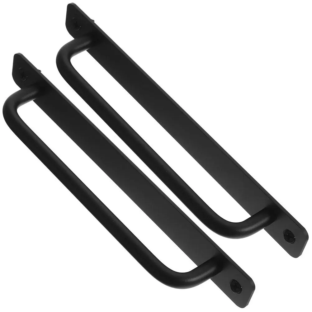 2Pcs Aluminum Alloy Door Handles Premium Barn Door Pulls Wardrobe Cabinet Drawer Pull Handles Easy Installation Stylish Interior