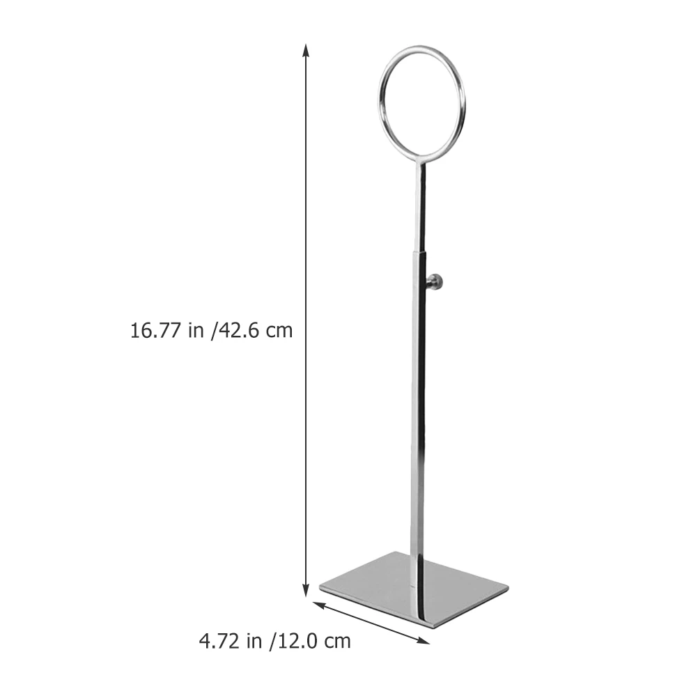 

Stainless Steel Scarf Rack Organizer with Adjustable Height for Store Display Clothing Closet Tie Holder Metal Scarf Storage