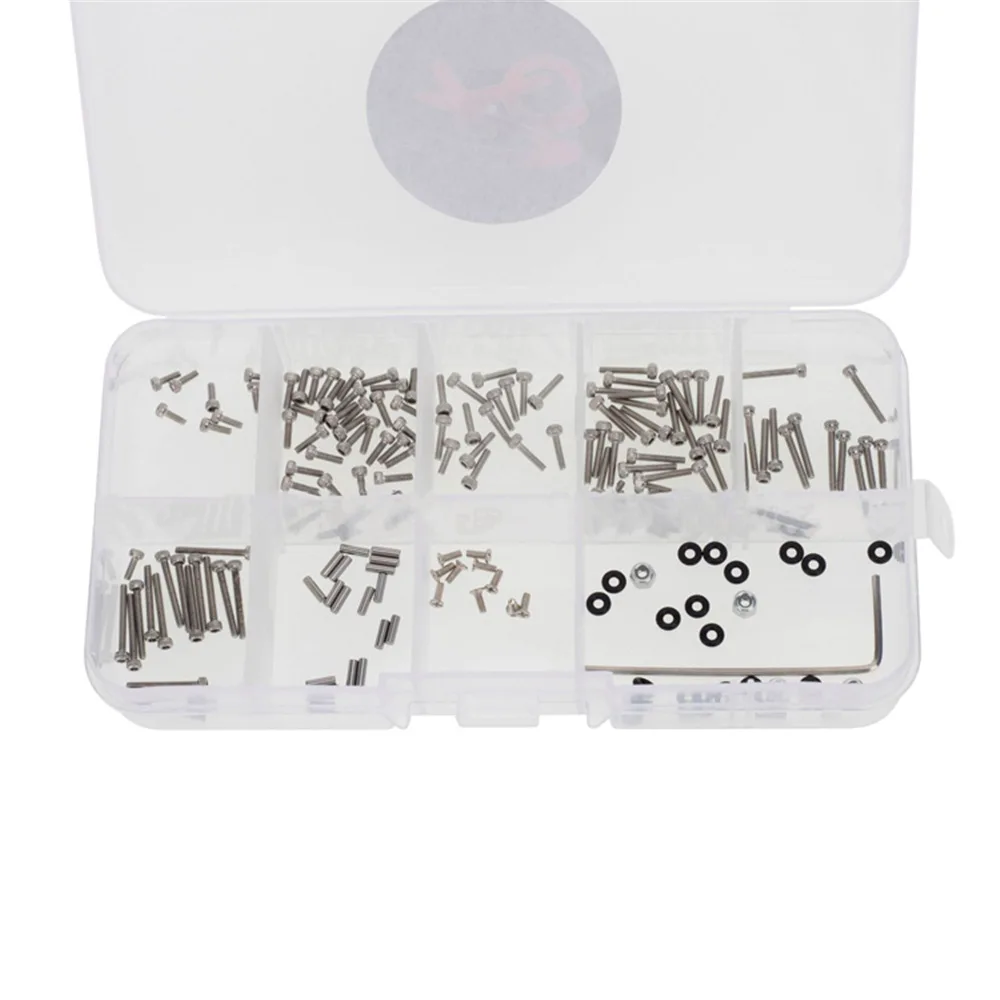 Kit de tornillos RC, piezas de mejora para Axial SCX24 1/24 90081, accesorio para coche RC, juego de pernos y tuercas de actualización