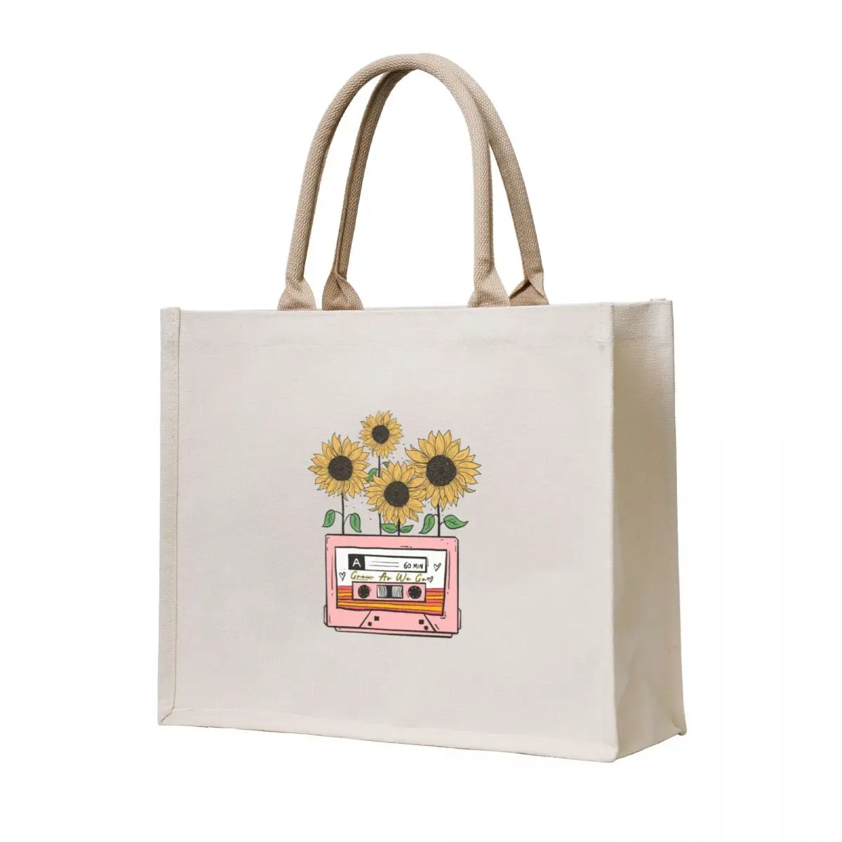 

Grow As We Go Tote Bag shopping trolley bag canvas shopping bag personalized tote