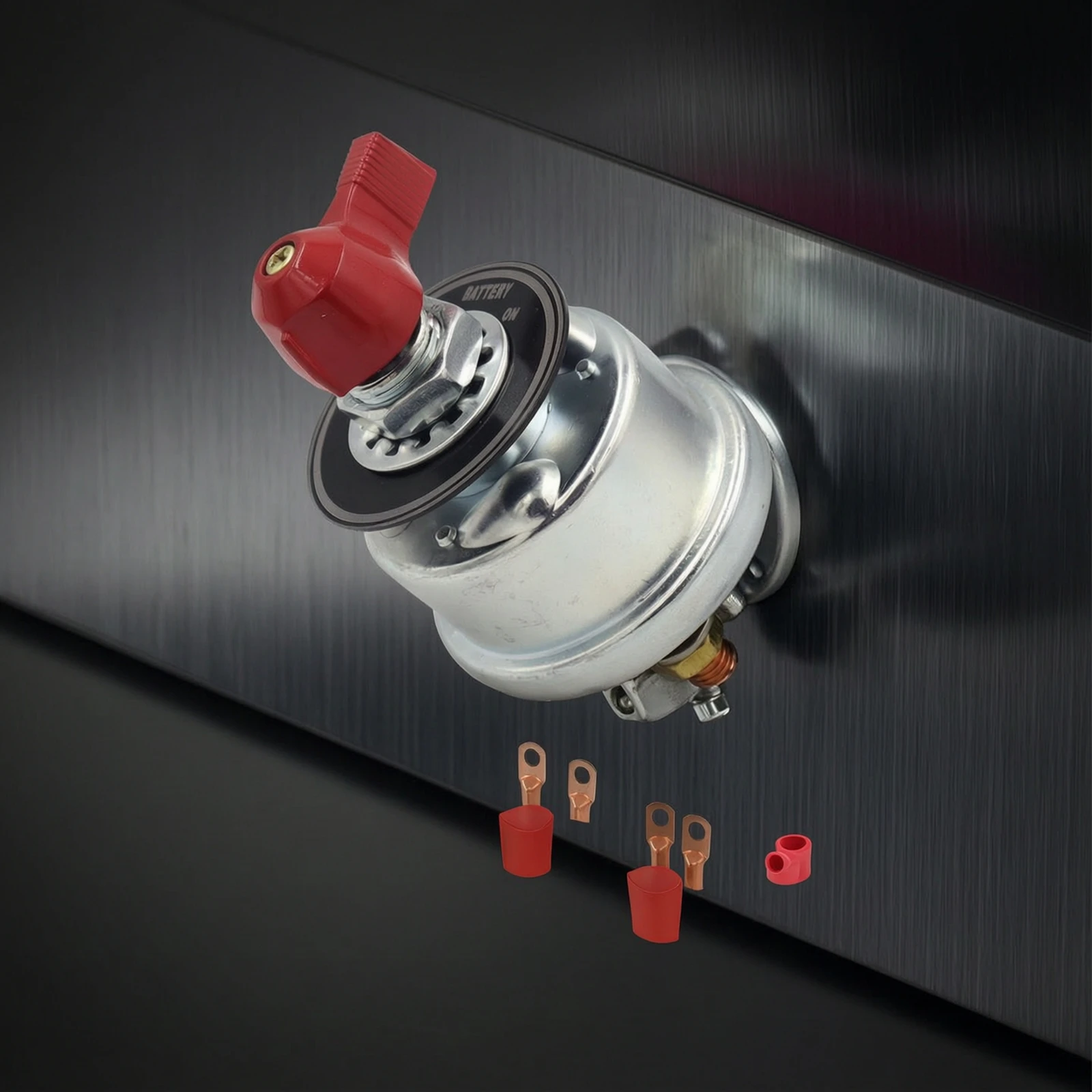 Battery Disconnect Switch 300A Battery Switch with Lugs Easy Installation Stable for RV, Marine view 2