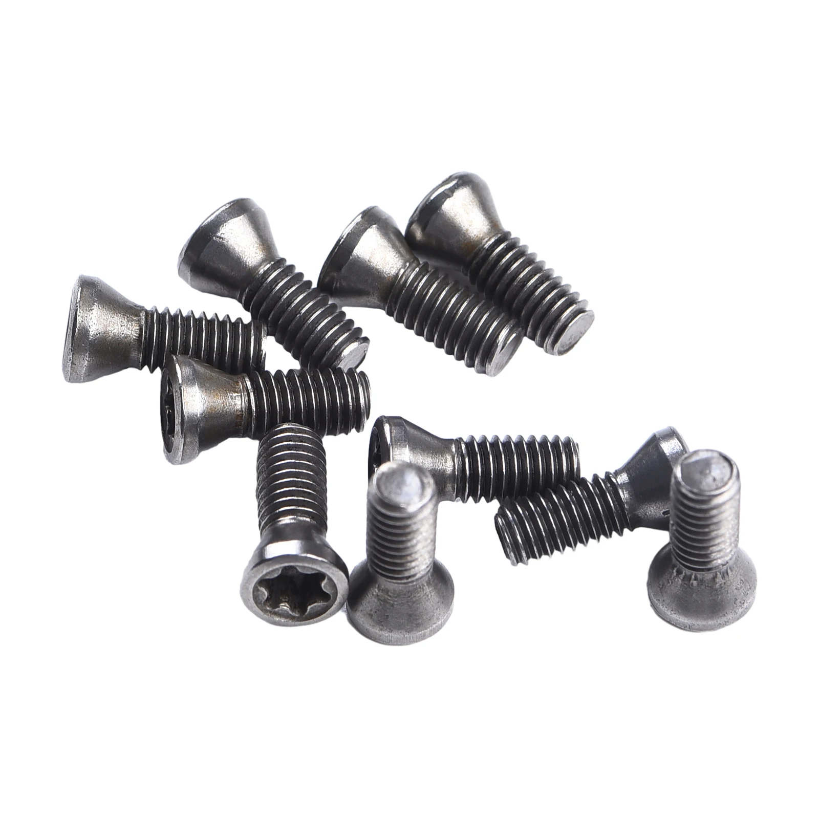 50pcs~10pcs M2.5 M3.5 M4 CNC Insert Torx Screw for Replaces Carbide Inserts CNC Lathe Tools Holder Black 12.9 Grade