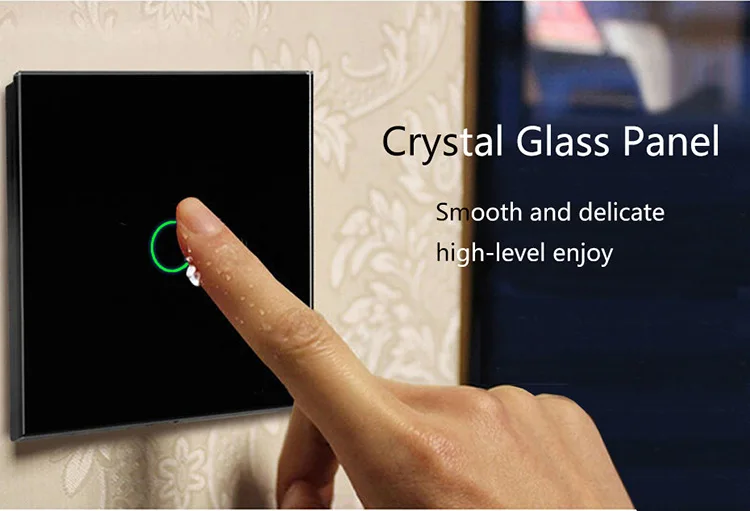 1GANG 1WAY WIFI SWITCH RATED VOLTAGE:AC110V/AC220V SUPPORT SYSTEM:ANDROID/IOS