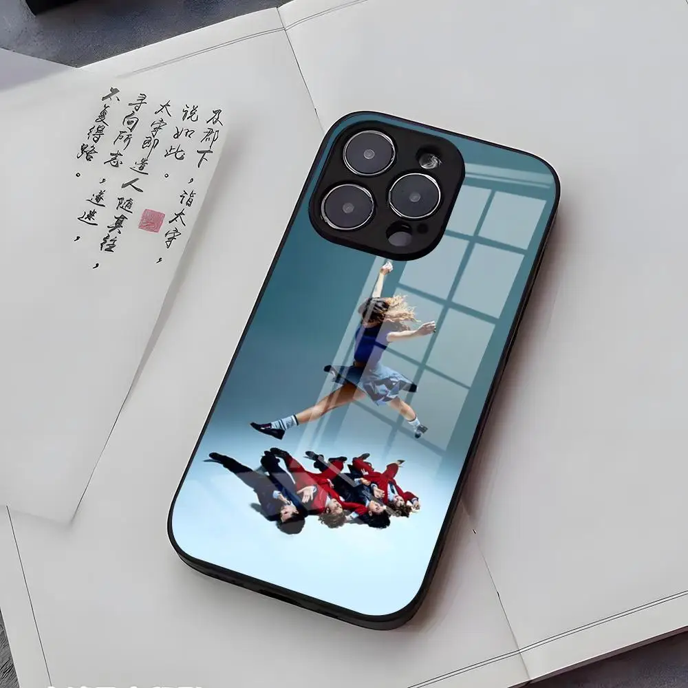 ¡R-Rock Band M-Maneskin Rush! Funda de teléfono para IPhone 17 Air 16 E Pro Max 15 14 13 Mini 12 Pro 11 Max Plus cubierta de cristal negro