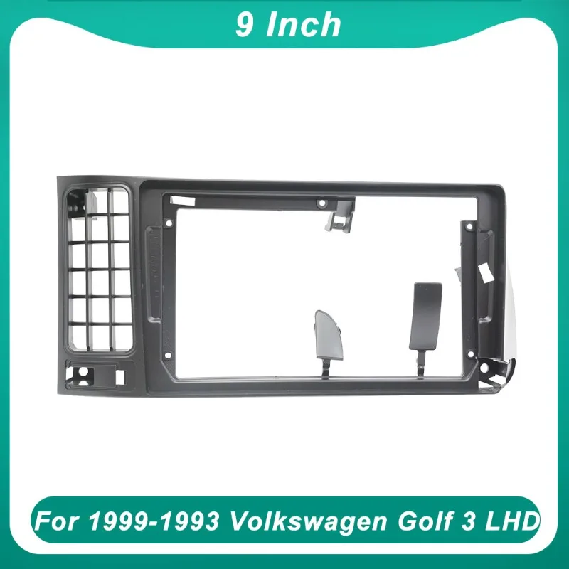 

Car Radio Fascia Frame For Volkswagen Golf 3 1993-1999 LHD 2Din 9 Inch Dashboard Panel Stereo Installation Trim Kit